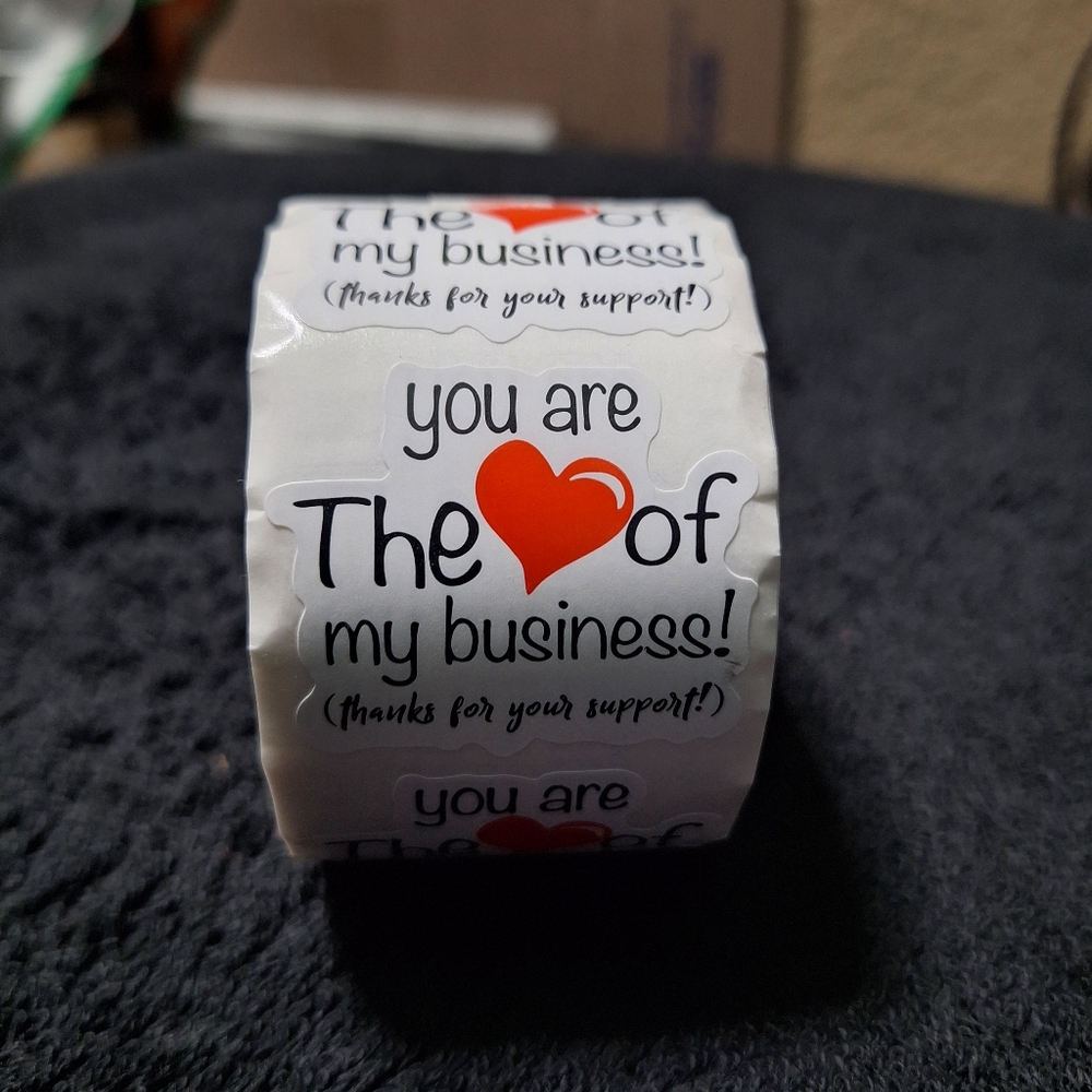 500ct. "YOU ARE THE ❤️ OF MY BUSINESS!" Bonus 3 Random Polymailers - Picture 3 of 7